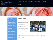 Tablet Screenshot of annawise.com